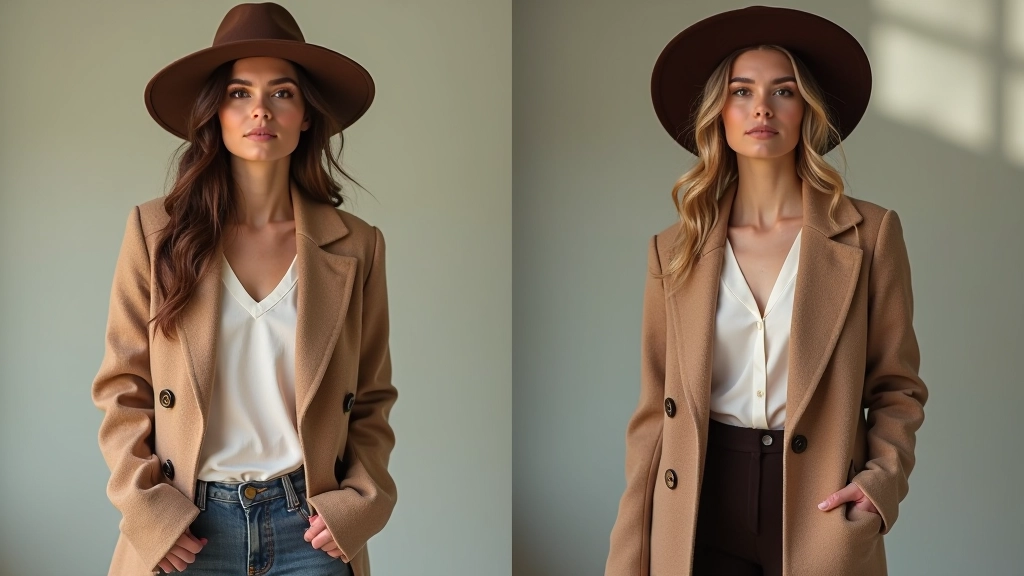 Editorial fashion styling translated to everyday wear